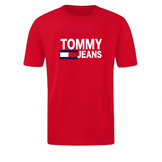 T-SHIRT 100% ΒΑΜΒΑΚΙ ΜΕ LOGO - ΚΟΚΚΙΝΟ-TOMMY JEANS ΜΕΓΑΛΟ T-SHIRT 100% ΒΑΜΒΑΚΙ ΜΕ LOGO - ΚΟΚΚΙΝΟ-TOMMY JEANS ΜΕΓΑΛΟ